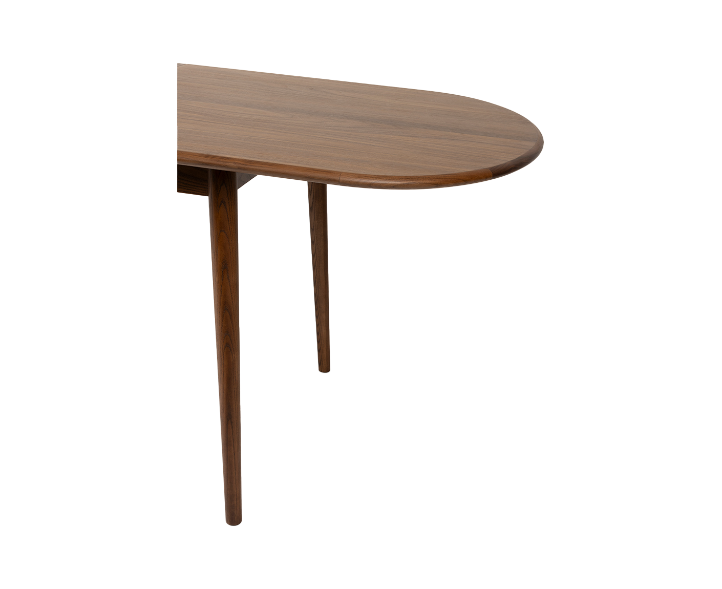 Twist Esstisch Massivholz Walnuss Oval 180-240 x 90 cm Ausziehbar