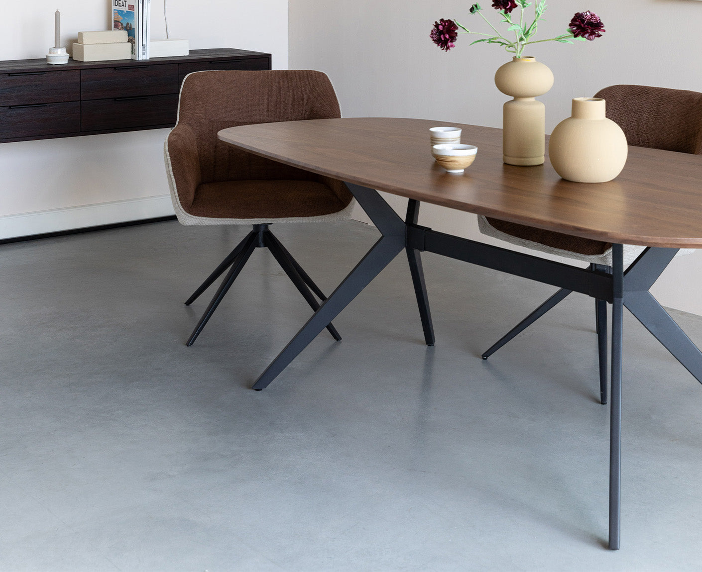 Chase Esstisch 180 x 90 cm Beige
