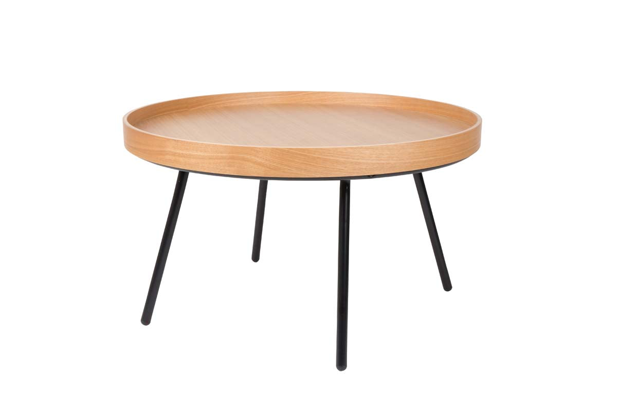 Oak Tray Couchtisch Ø 78 cm Eiche Natur