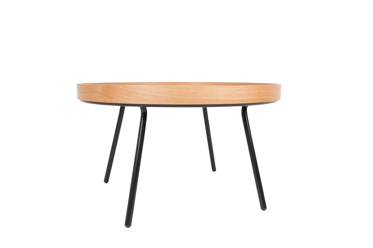 Oak Tray Couchtisch Ø 78 cm Eiche Natur