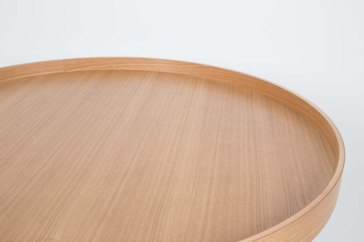 Oak Tray Couchtisch Ø 78 cm Eiche Natur