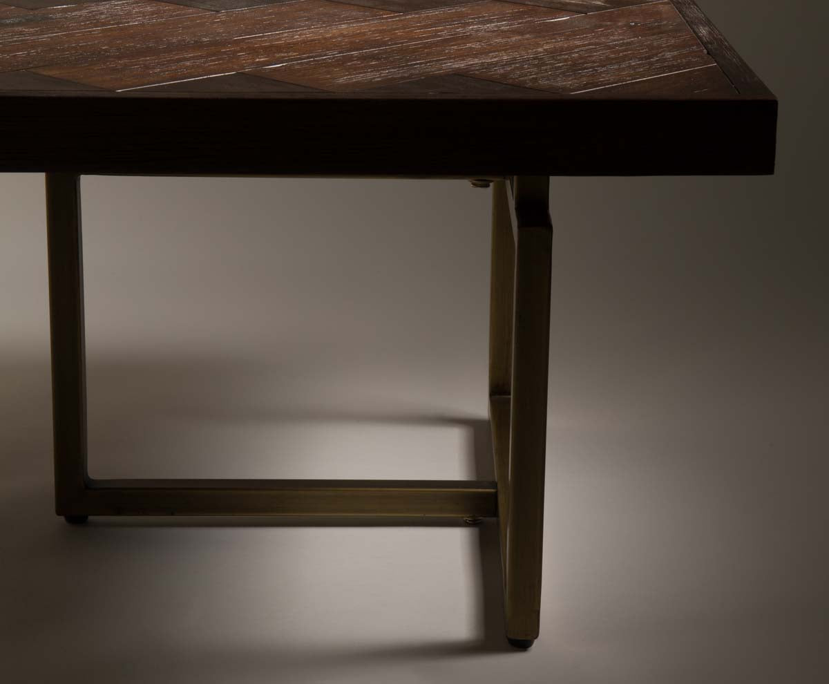 Class Kaffeetisch 120 x 60 cm (BxT) Akazienholz Dunkelbraun