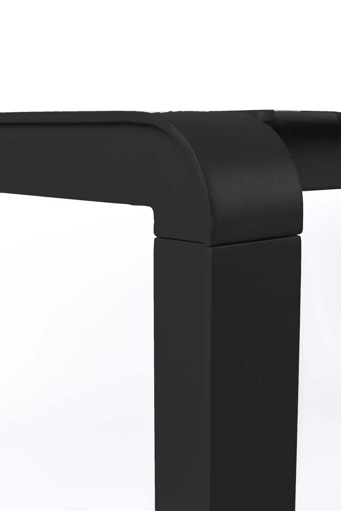 Vondel Gartentisch 214x96 cm Schwarz