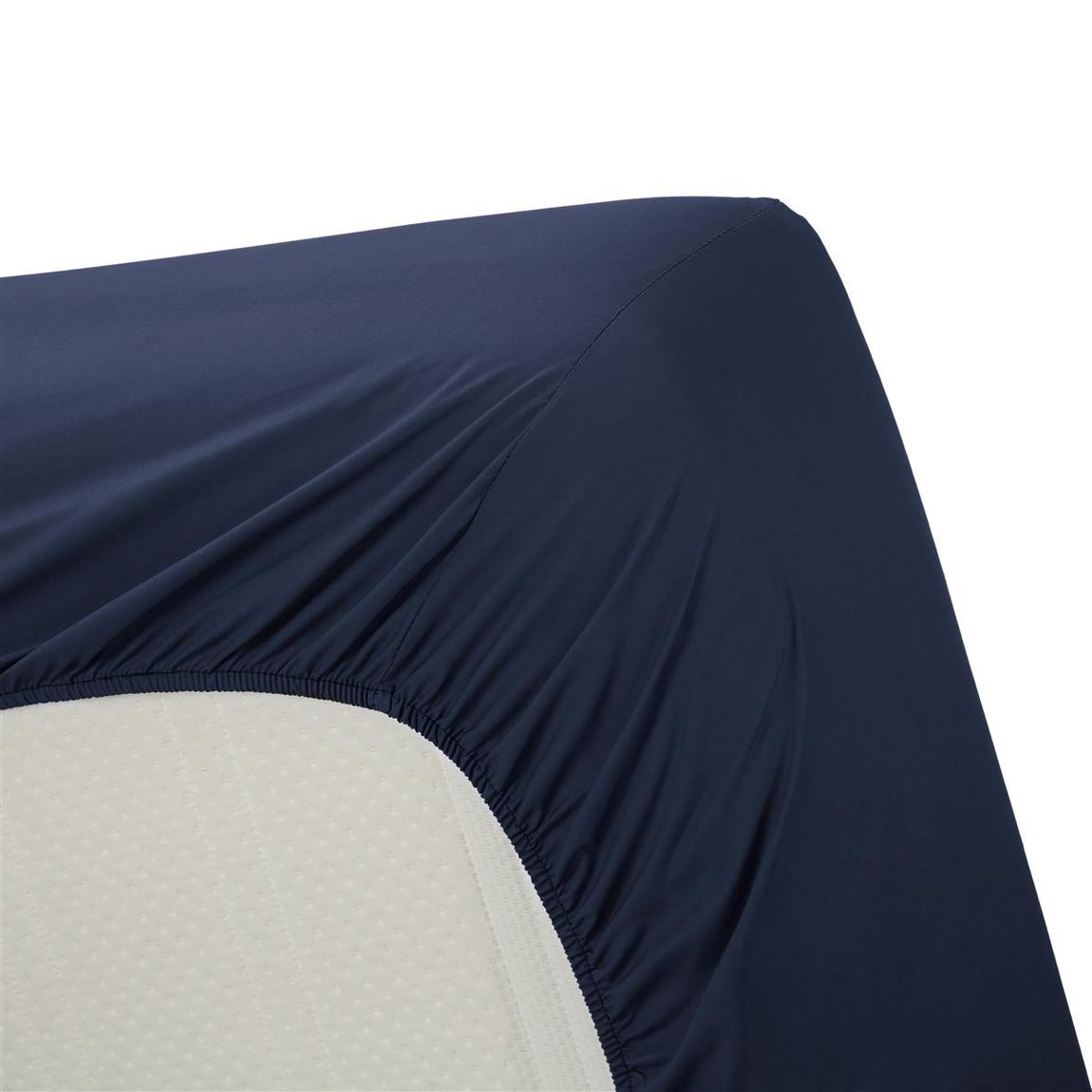 Cotton Uni HL Spannbettlaken Dunkelblau