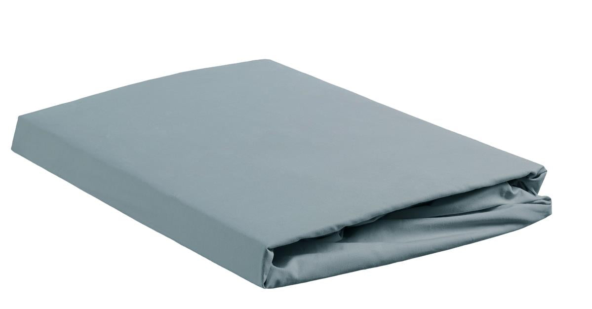 Cotton Uni HL Spannbettlaken Blau