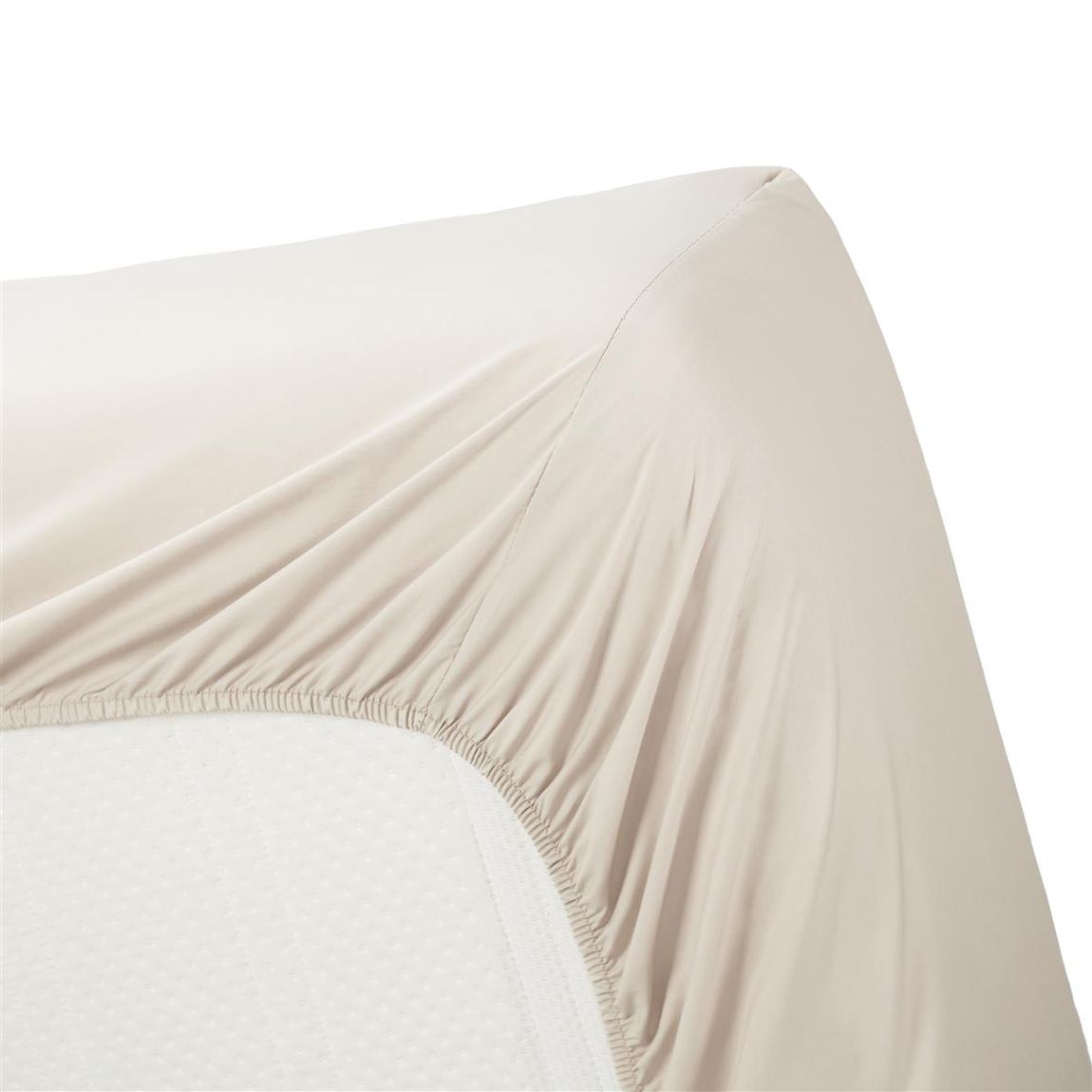 Cotton Uni HL Spannbettlaken Sand