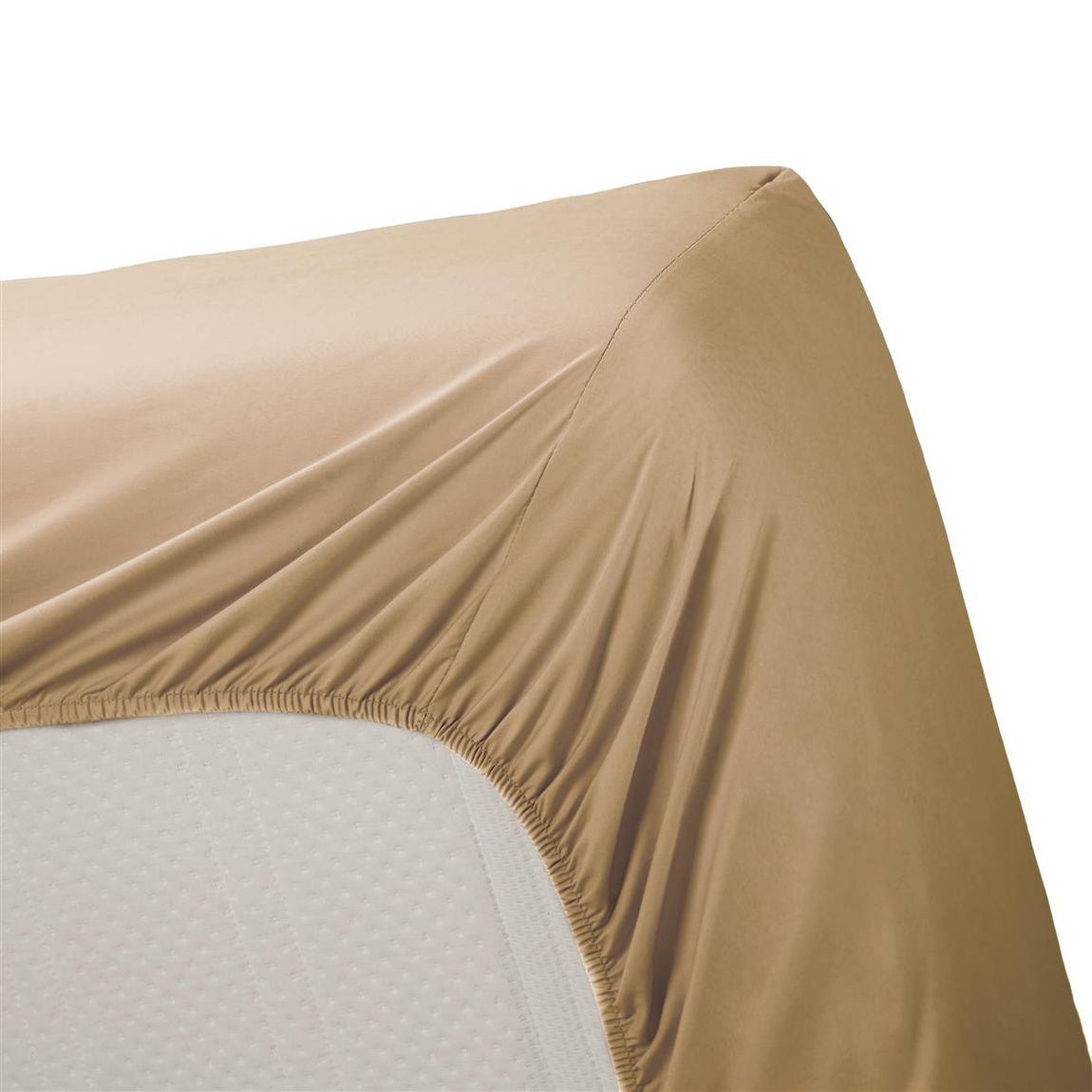Cotton Uni HL Spannbettlaken Khaki