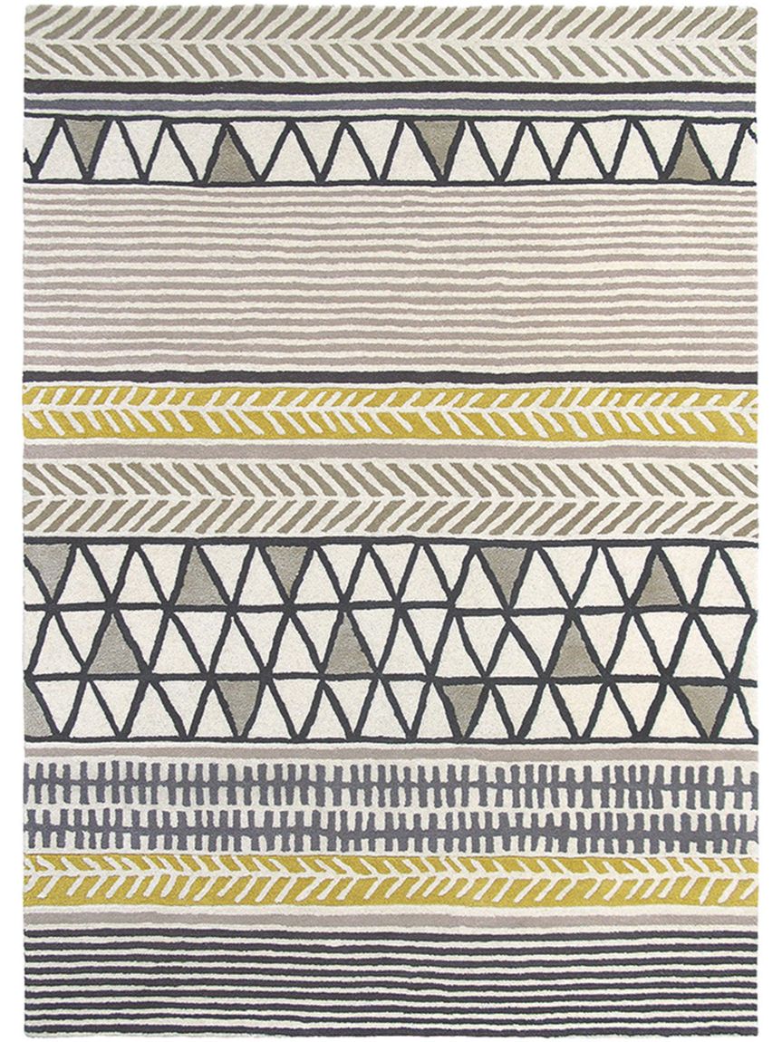 Wollteppich Raita 200x280 cm Taupe