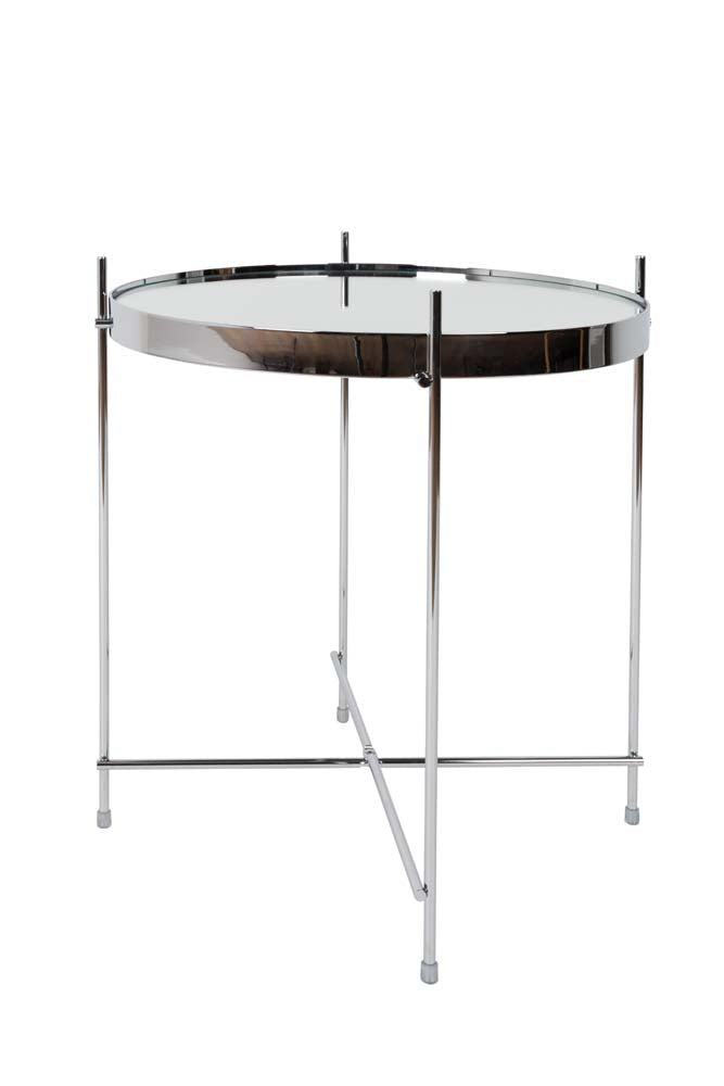 Cupid Beistelltisch Ø 43 cm Silber