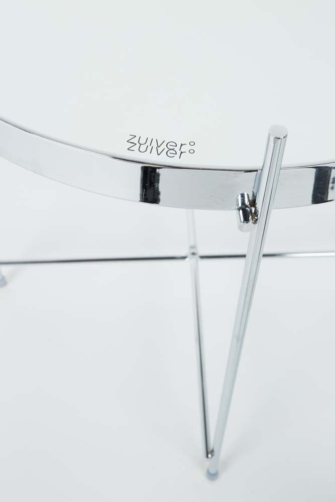 Cupid Beistelltisch Ø 43 cm Silber