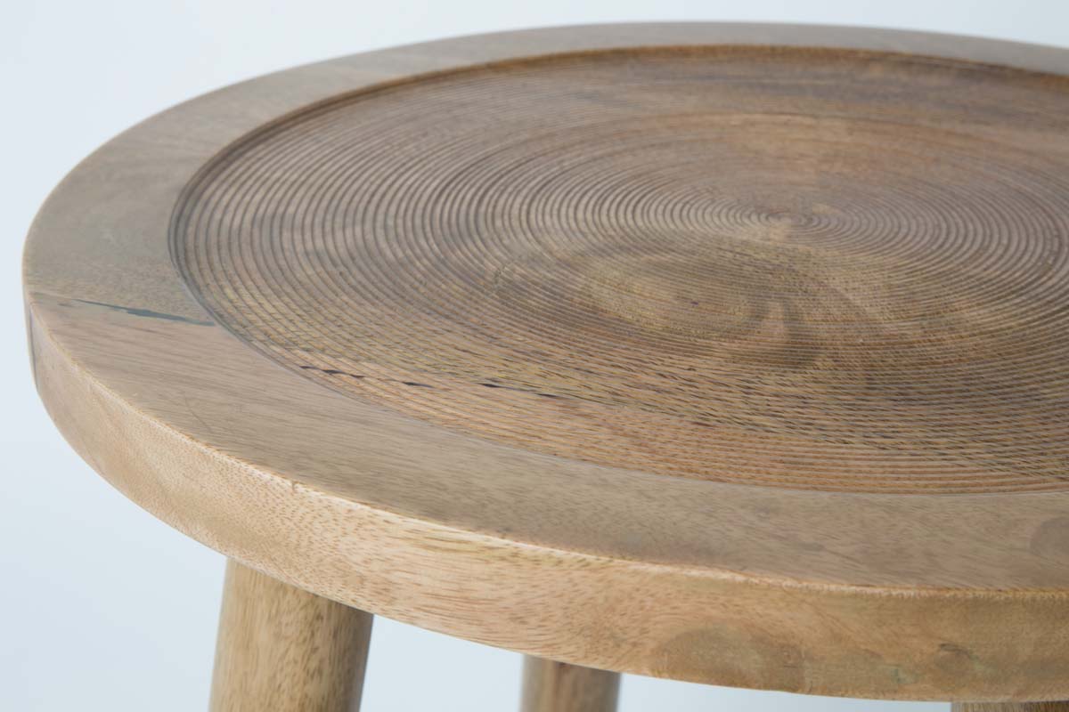 Dendron Beistelltisch Ø 43 cm Mangoholz