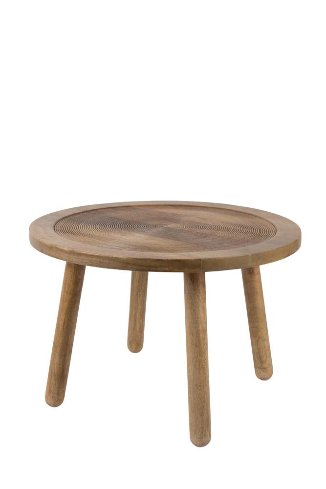 Dendron Beistelltisch Ø 60 cm Mangoholz