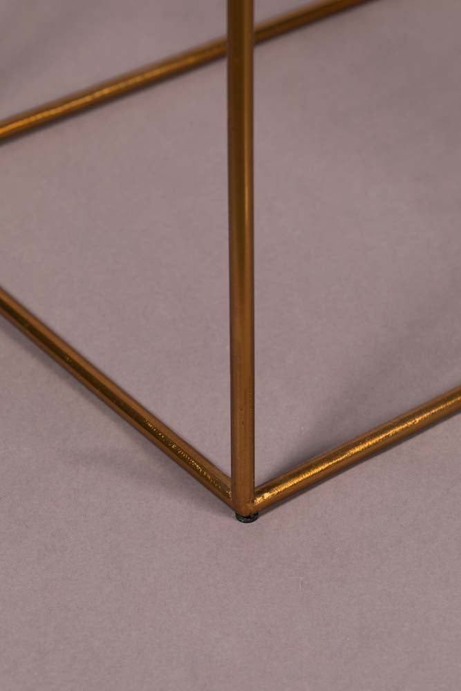 Eileen Beistelltisch Glas Braun