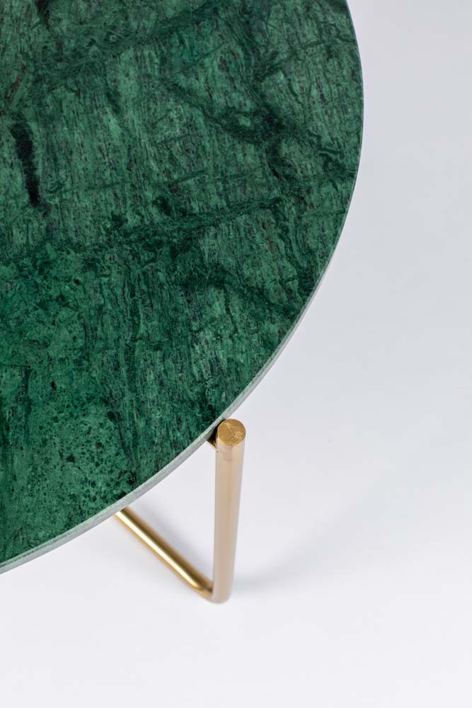 Timpa Marble Couchtisch Ø70cm Marmor Grün