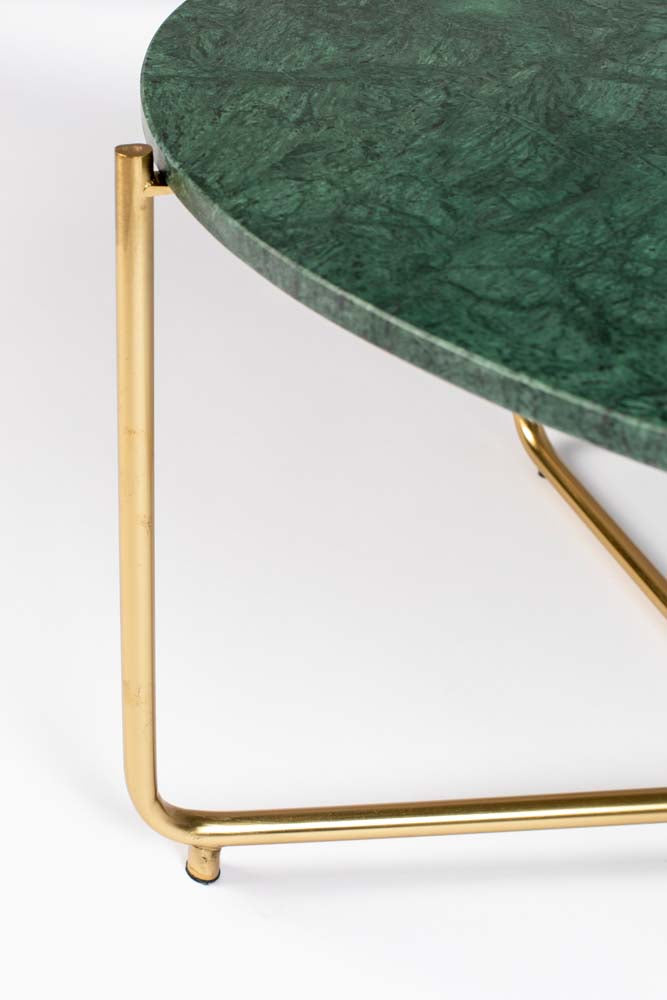 Timpa Marble Couchtisch Ø70cm Marmor Grün