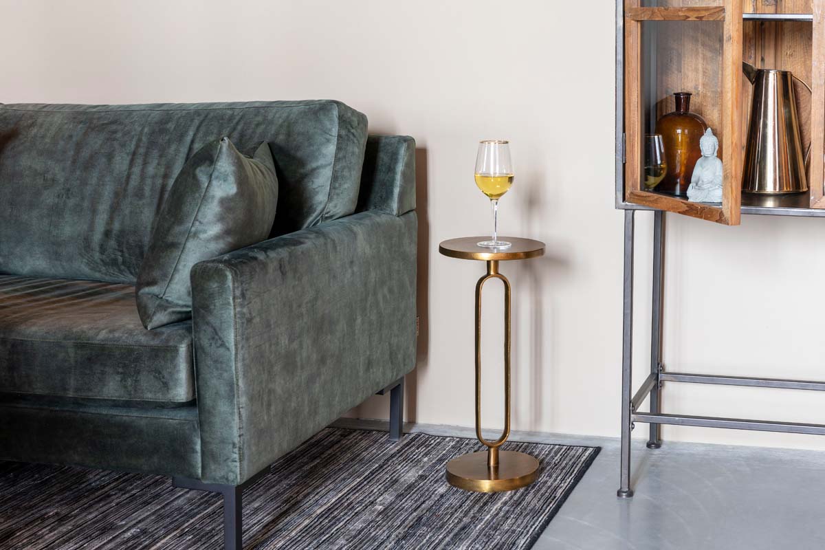 Sandook Beistelltisch Ø23cm Gold