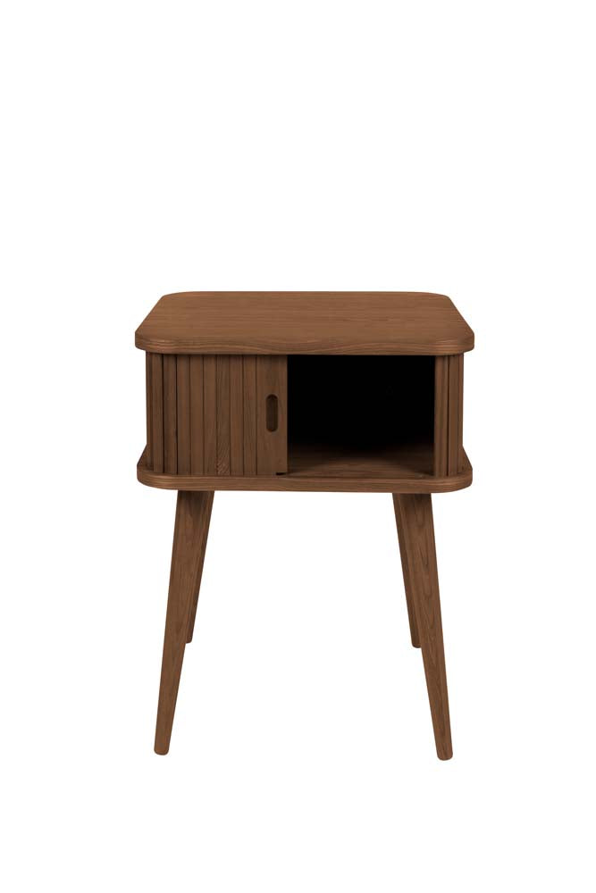 Barbier Beistelltisch 45x45 cm Walnuss
