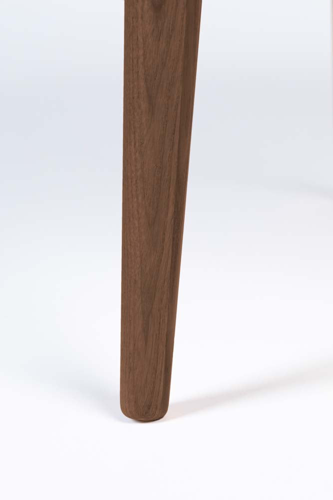 Barbier Beistelltisch 45x45 cm Walnuss