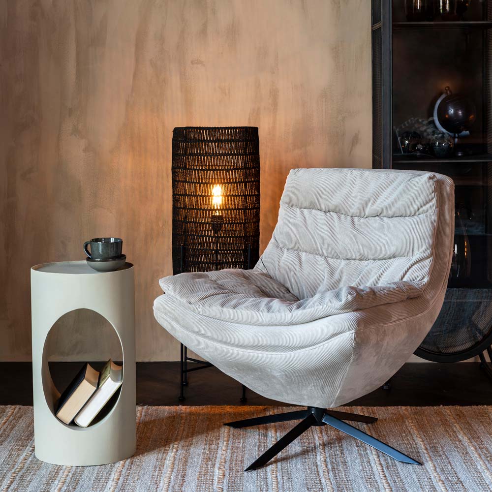 Sai Beistelltisch Ø30cm Taupe