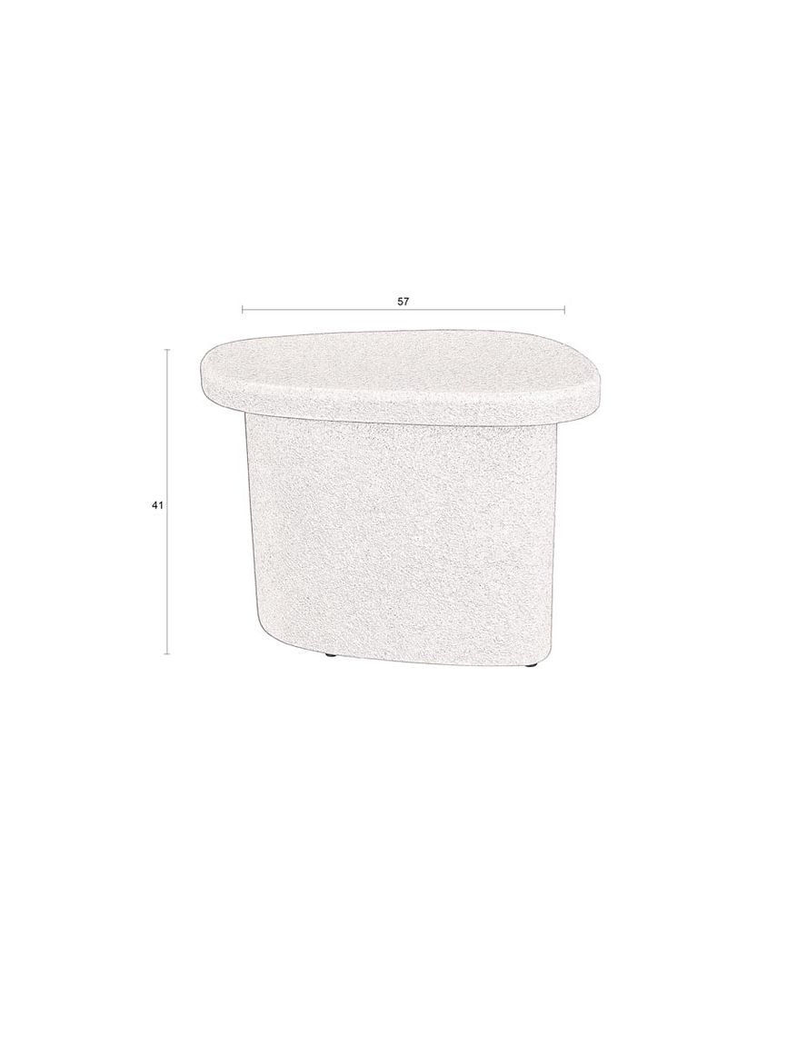 Veda Beistelltisch groß Beige