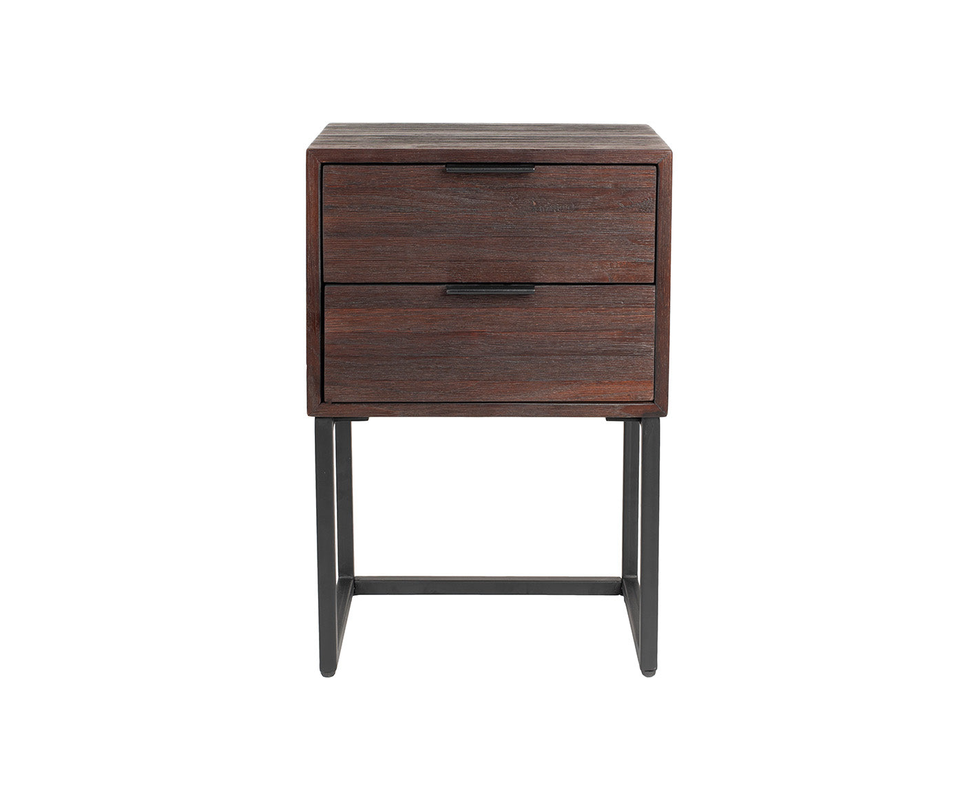 Webster Nachttisch Teak / Schwarz