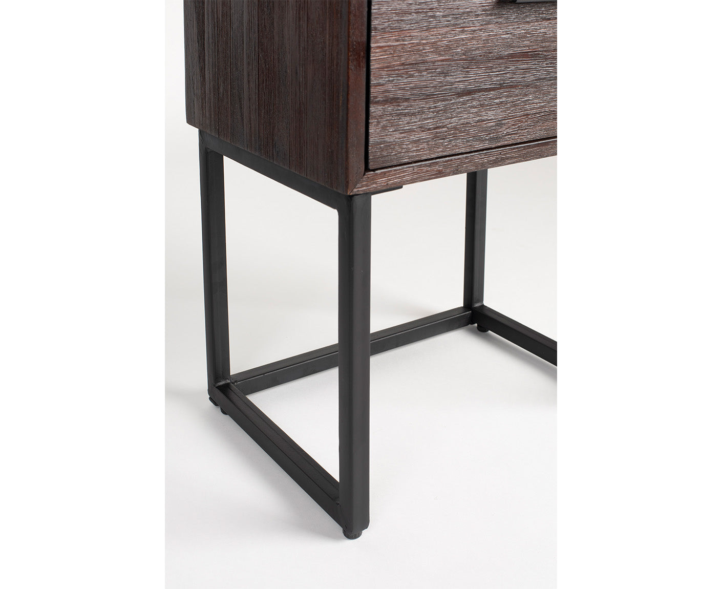 Webster Nachttisch Teak / Schwarz