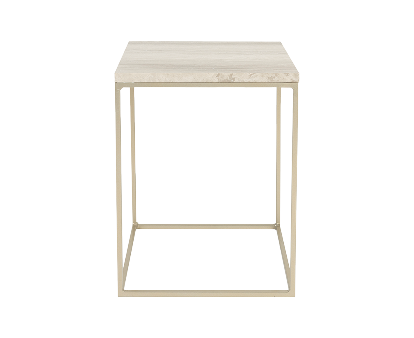 Stray Beistelltisch Marmor 35 x 35 cm Grau