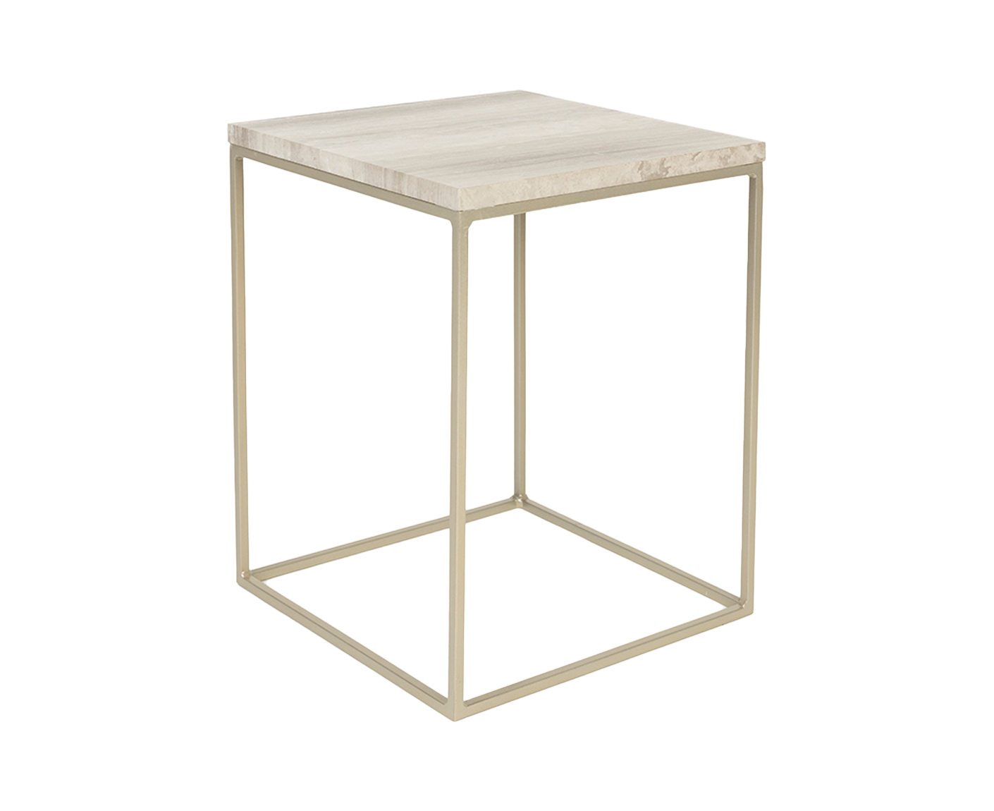 Stray Beistelltisch Marmor 35 x 35 cm Grau