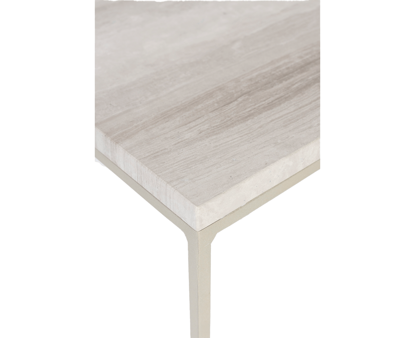 Stray Beistelltisch Marmor 35 x 35 cm Grau