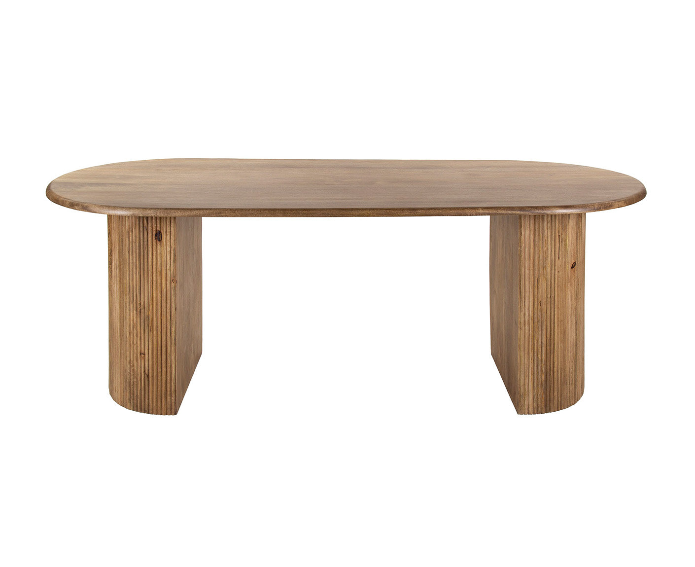 Wave Esstisch 215 cx 90 cm (BxT) Mango Massivholz Sand