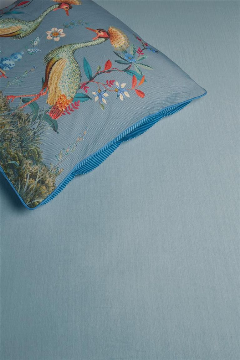 Goodnight by Pip Spannbettlaken Blau