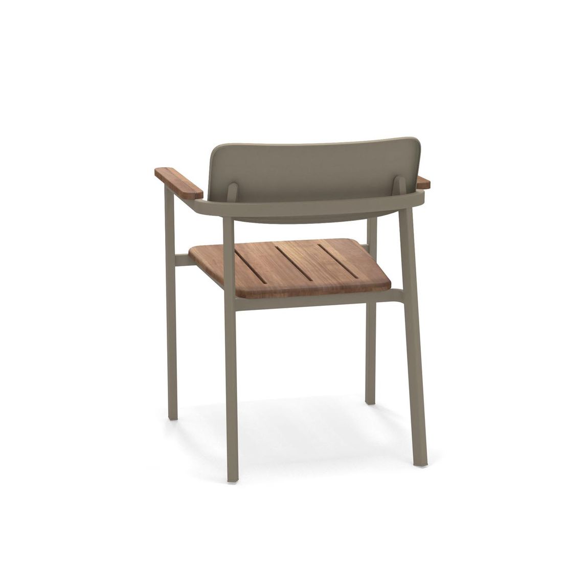 Emu Shine 2er Set Gartenstühle mit Armlehnen Teakholz