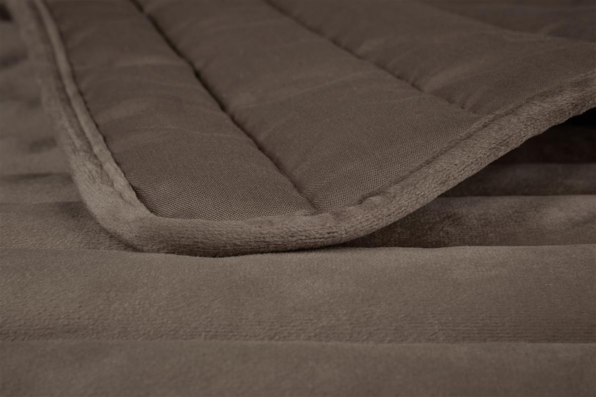 Confer Tagesdecke 260x260 cm Grau
