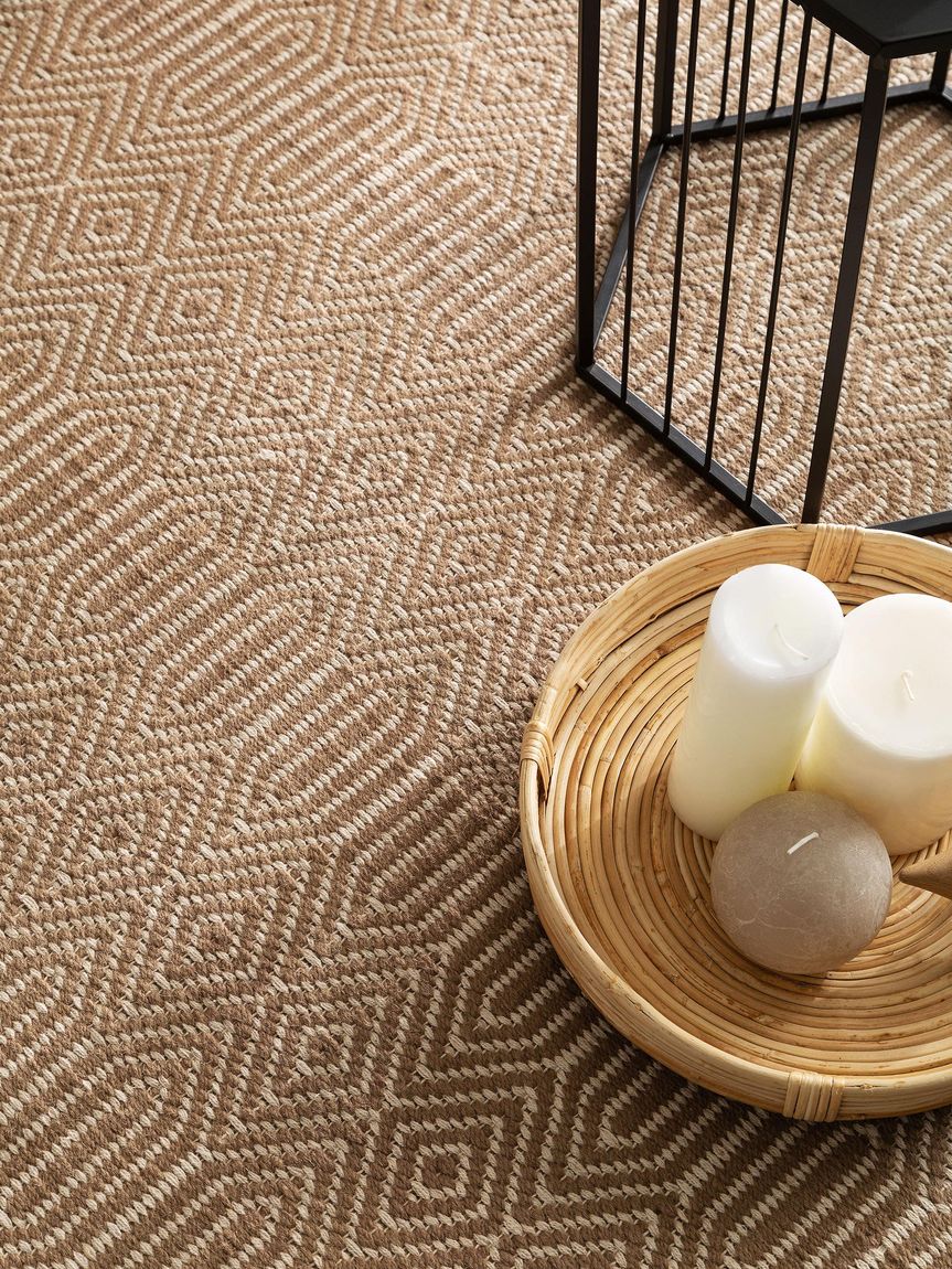 Flachgewebeteppich Sloan Beige