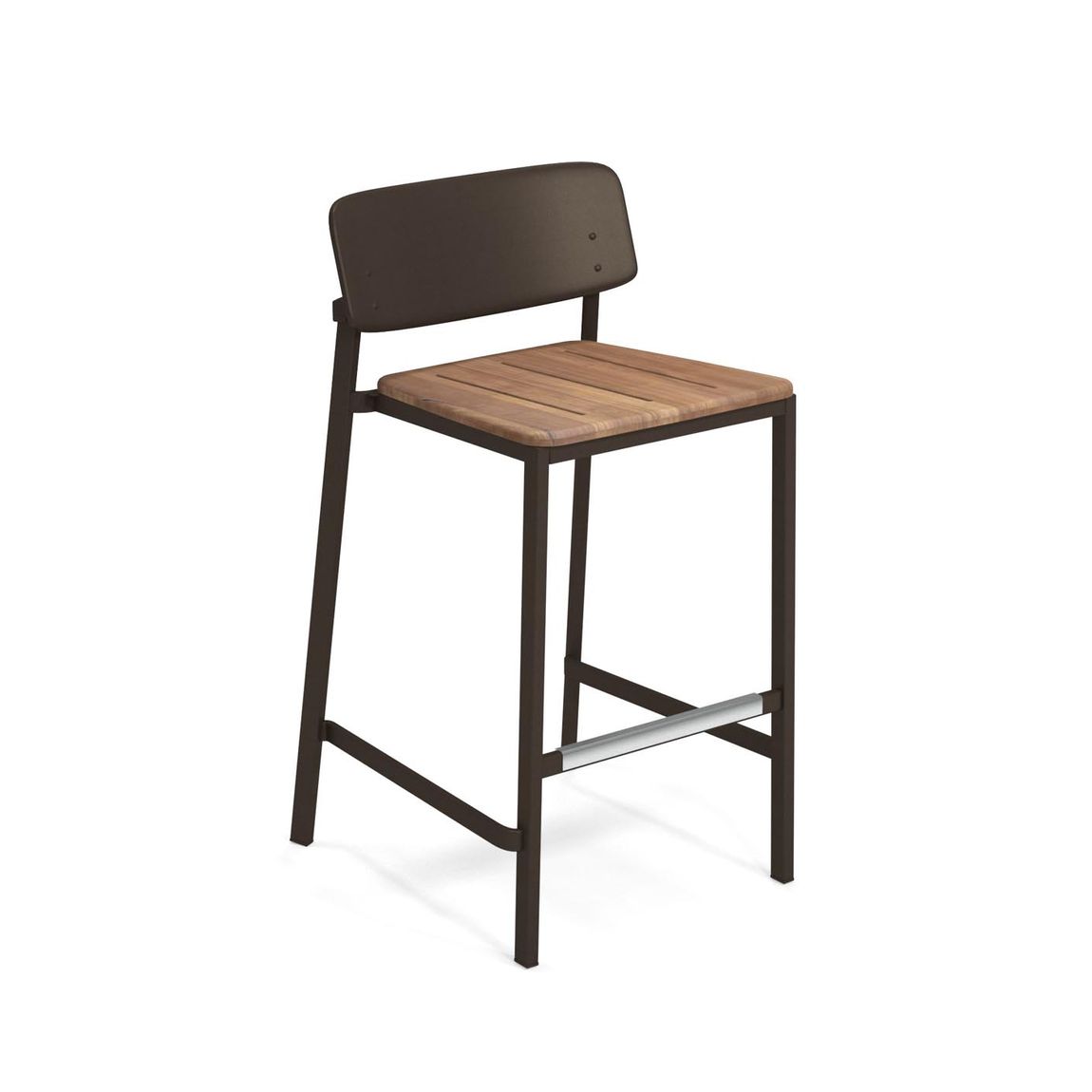 Emu Shine 2er Set Barhocker Teakholz