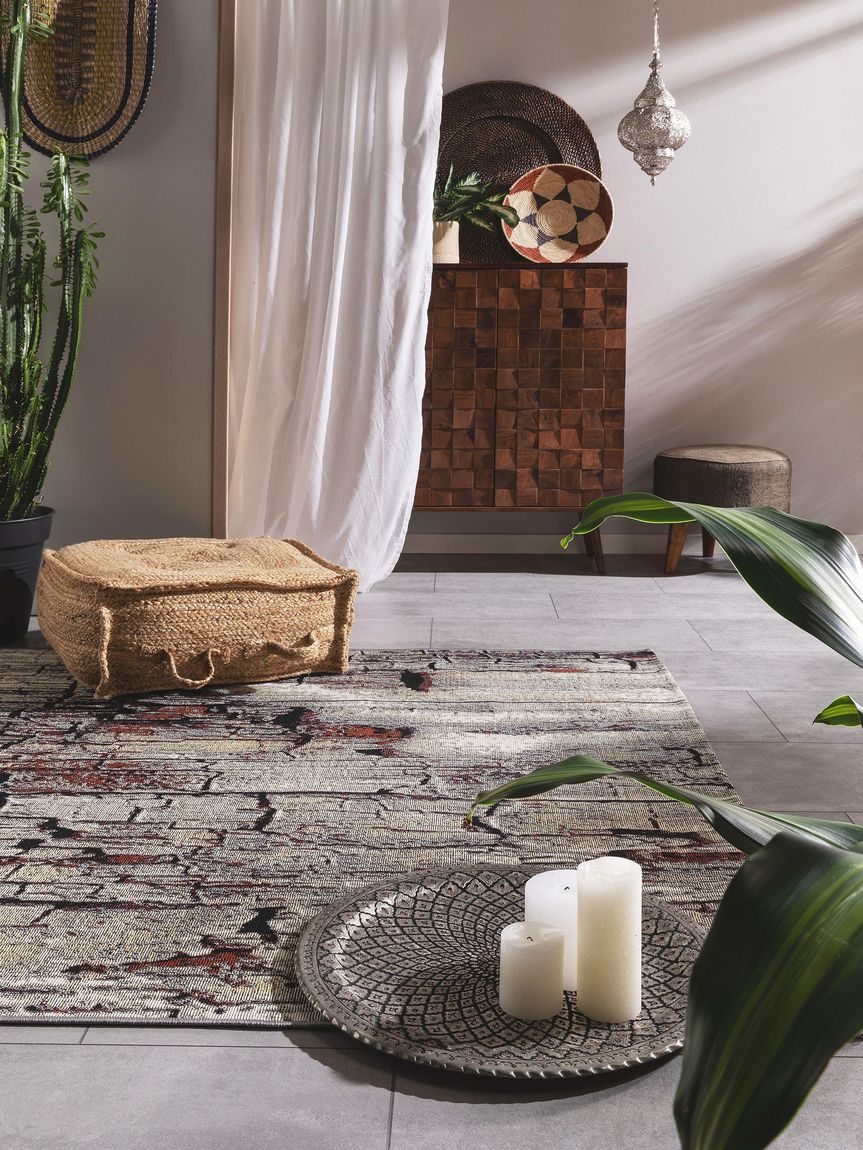In- & Outdoor Teppich Pintura Beige / Braun