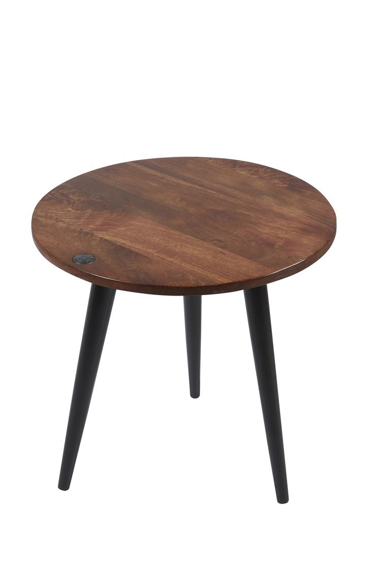 TOM TAILOR Beistelltisch 60x60 cm Antikbraun / Schwarz