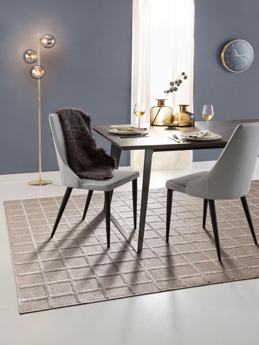 Teppich North Grau