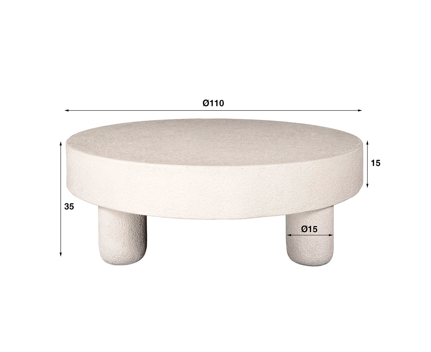Couchtisch Bulky Stone