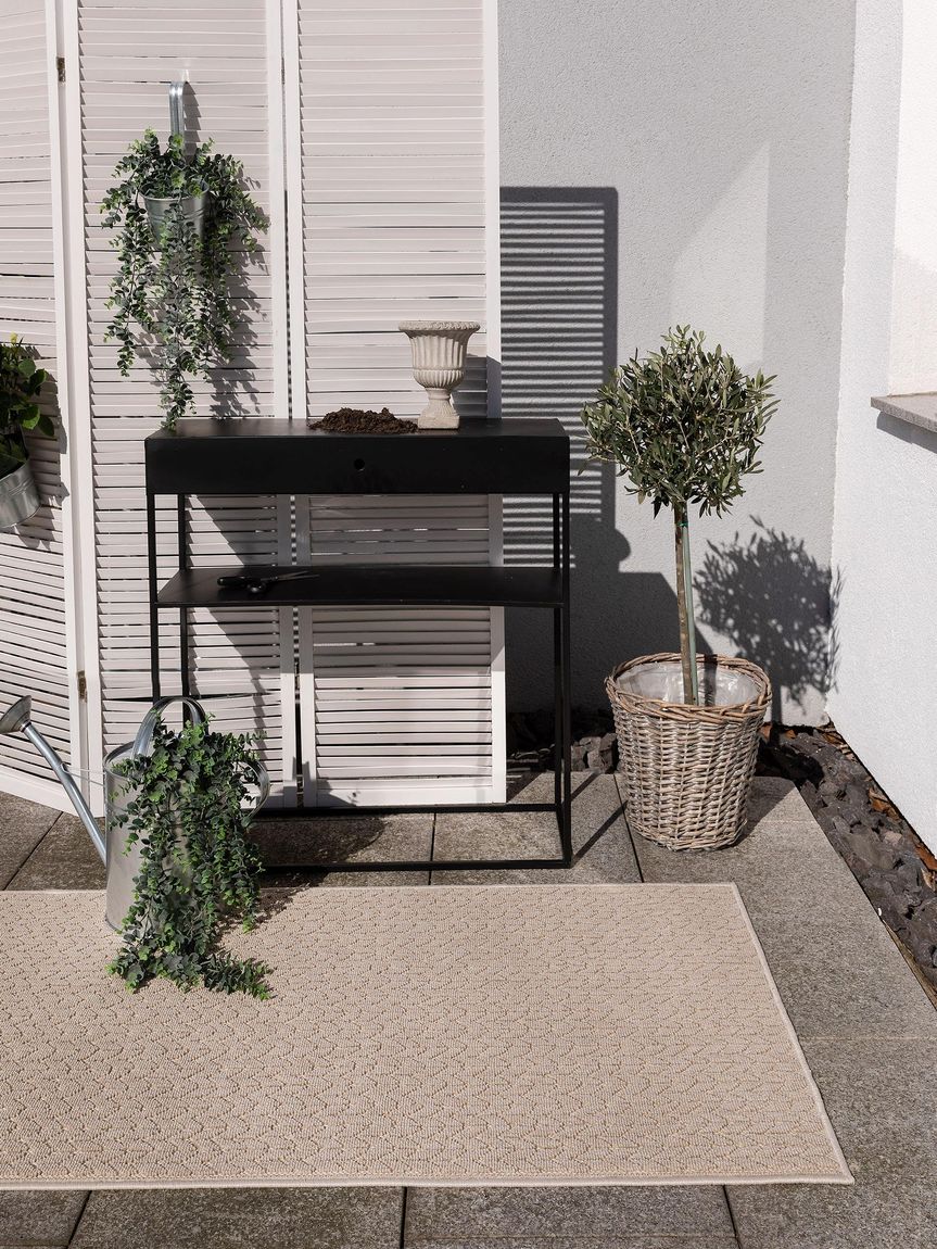 In- & Outdoor Läufer Niel 80x200 cm Beige