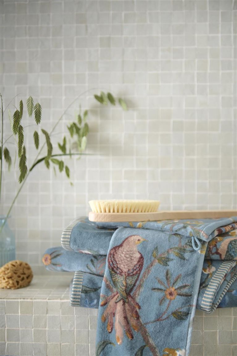 Secret Garden Waschlappen 3er-Set 16x22 cm Blau