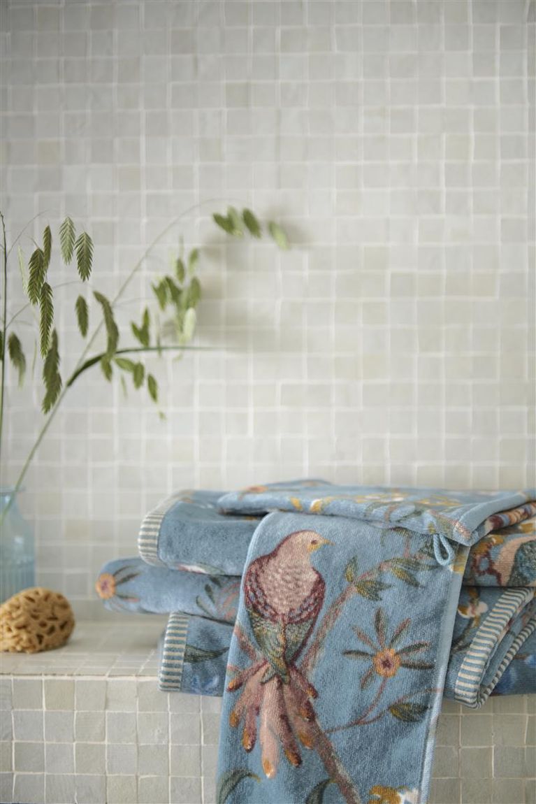 Secret Garden Waschlappen 3er-Set 16x22 cm Blau