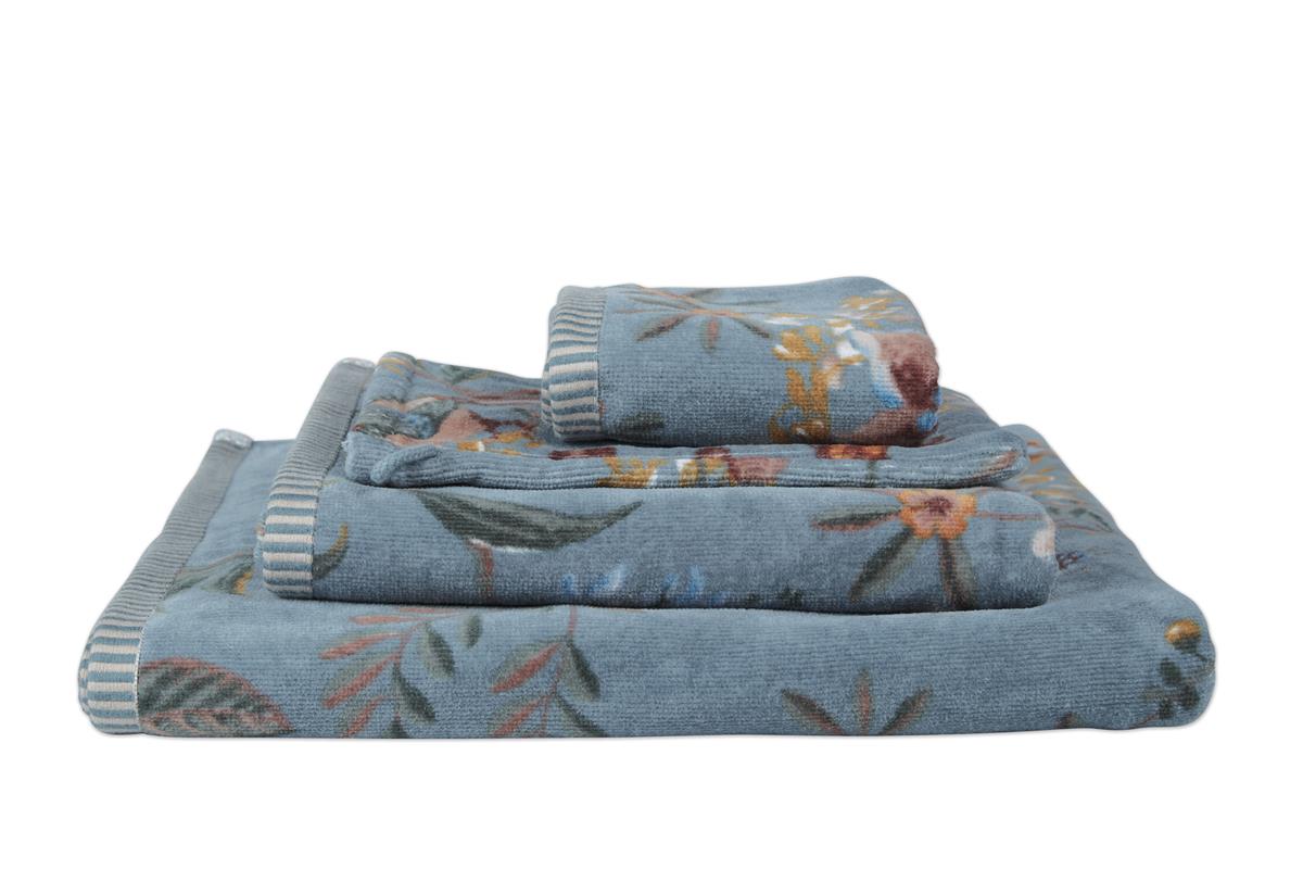Secret Garden Waschlappen 3er-Set 16x22 cm Blau