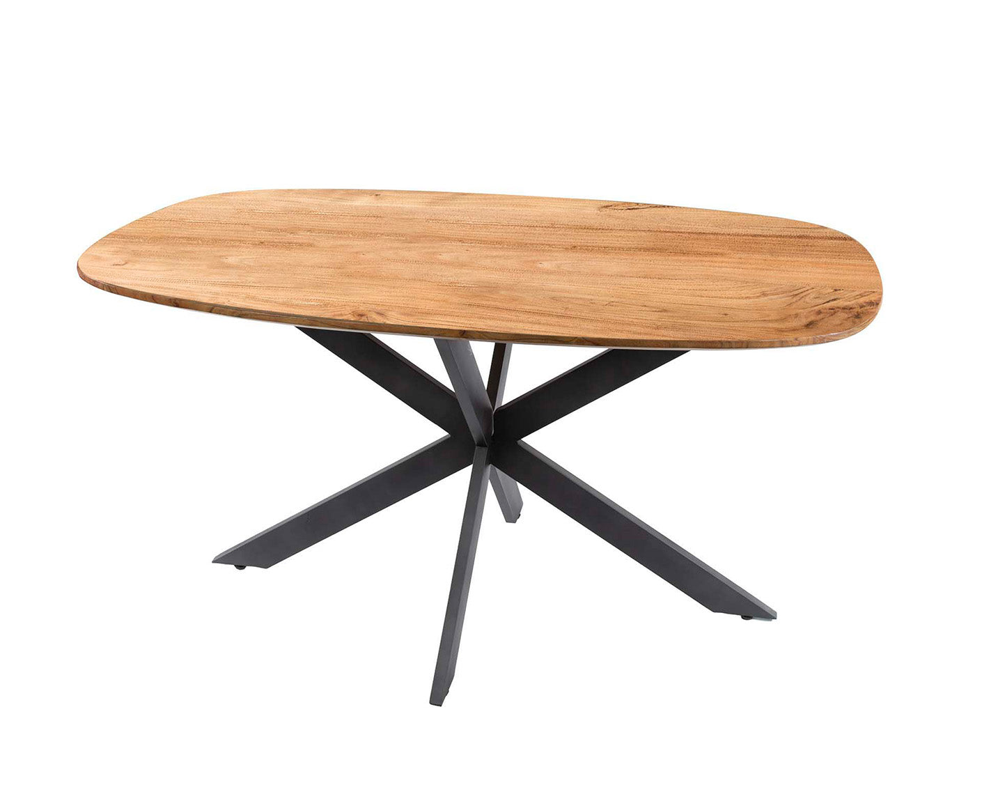 Arhus Solid Esstisch, oval, Akazie Massivholz Natur