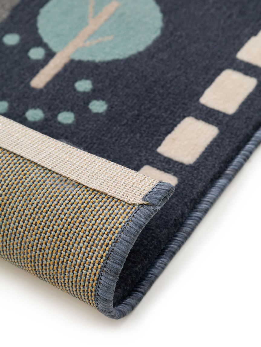 Kinderteppich Juno Blau