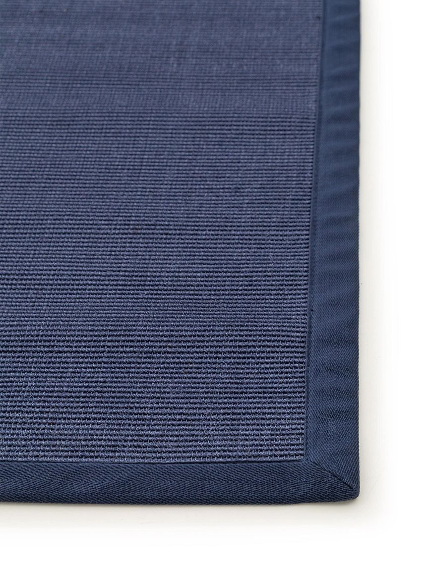 Sisalteppich Läufer Sana Blau