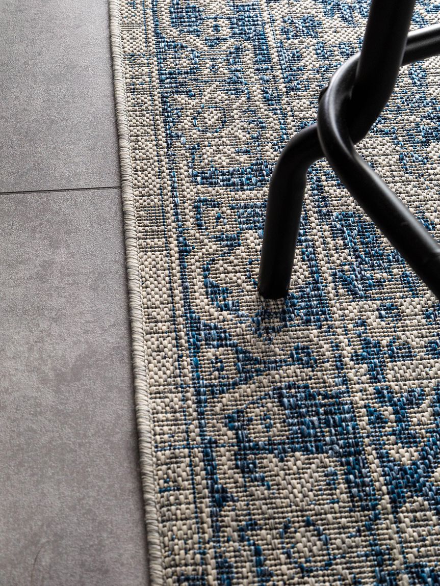 In- & Outdoor Läufer Cleo 80x240 cm Blau