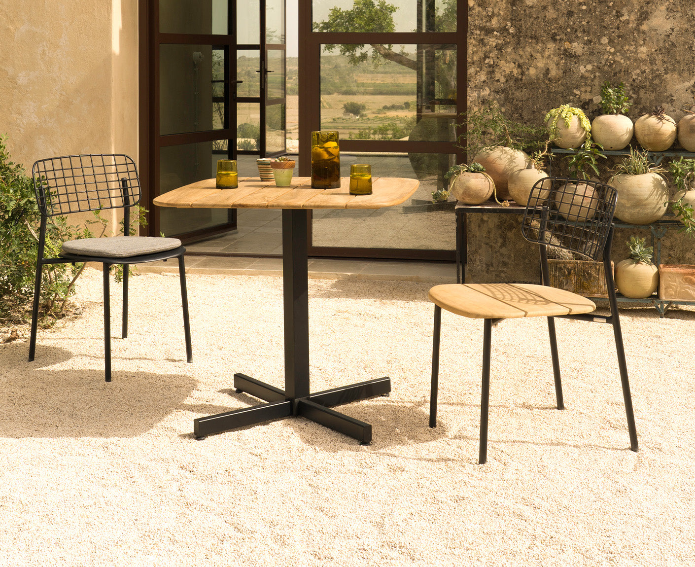Emu Lyze 2er Set Gartenstühle Teakholz