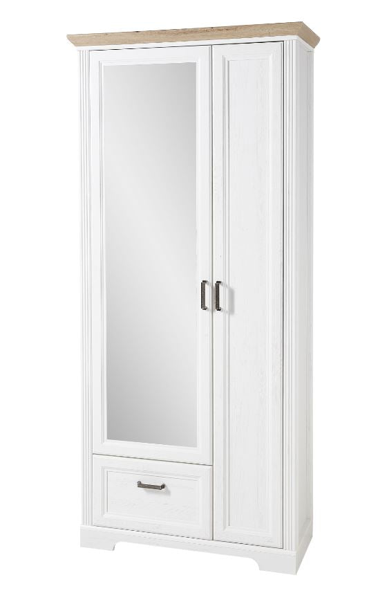 25169 JASMIN Garderobenschrank Pinie hell / Eiche