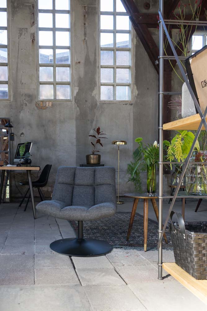 Bar Lounge-Sessel Dunkelgrau